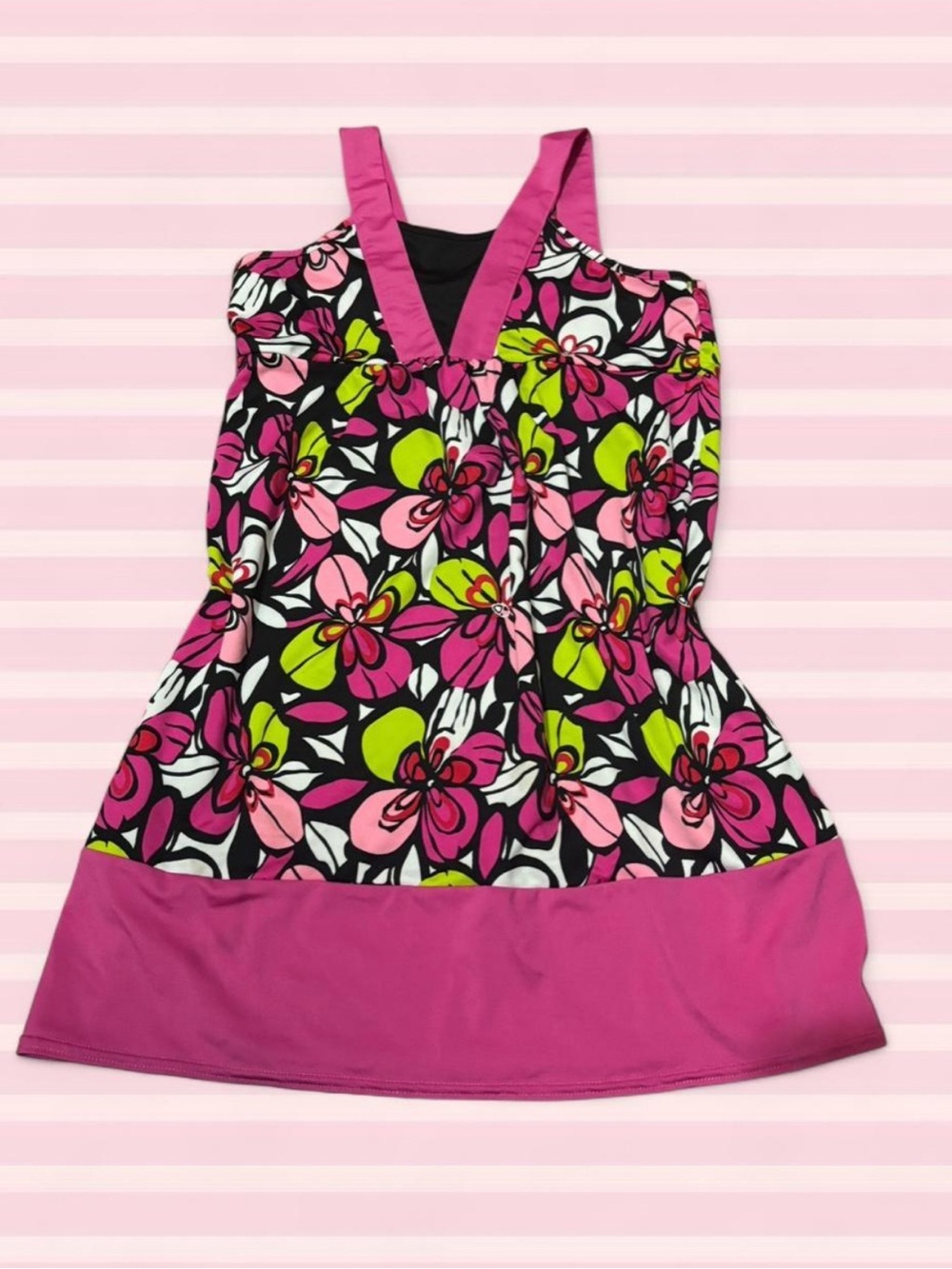 Self Esteem • Kids Floral Pink & Lime dress